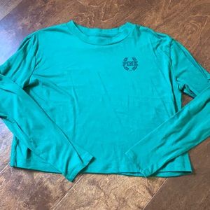 Kelly green crop top